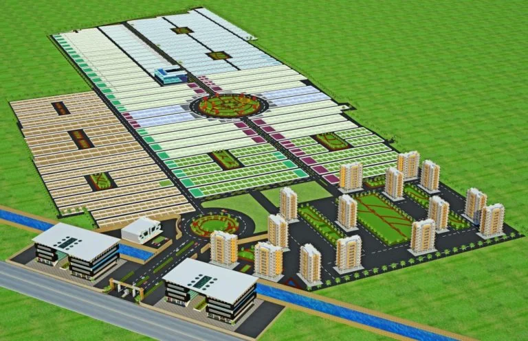 Aerial project view